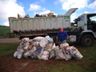 Prefeitura realiza mais uma coleta de materiais recicláveis no interior 