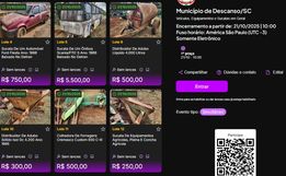 Prefeitura de Descanso faz leilão com veículos, móveis e sucatas