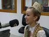 Soberanas da 45ª Oktoberfest realizam divulgação na Rádio Oeste
