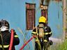 Incêndio destrói residência no interior de São Miguel do Oeste