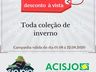 Lojas de São João do Oeste irão promover liquidação de inverno a partir deste sábado