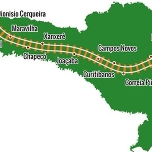 Ferrovia entre Extremo Oeste e litoral catarinense é pauta de reunião com governador