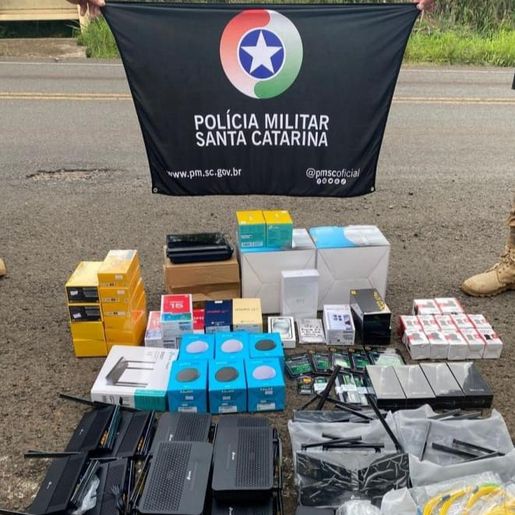 Homem é flagrado com R$ 50 mil em eletrônicos sem nota fiscal em Romelândia