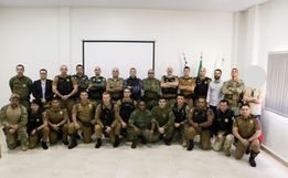 Solenidade marca encerramento do curso de Gestão de Policiamento de Fronteira do BPFRON