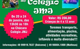 Colégio Jesus Maria José realiza Colônia de Férias em SMOeste 