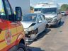 Acidente na BR-282 envolve três veículos e deixa um ferido em Maravilha