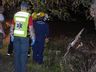VÍDEO: Condutor foge de abordagem policial e capota veículo em Bandeirante 