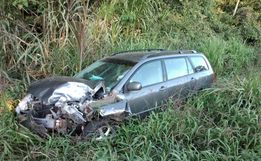 Acidente entre dois veículos deixa caroneira ferida na BR 163 