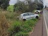 Motoristas saem ilesos após saída de pista na SC-163, em Descanso