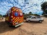 Colisão entre carros deixa mulher levemente ferida em SMO