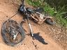 Jovem sofre graves ferimentos em colisão entre carro e moto no interior