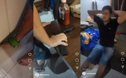 Família de radialista é feita refém no Paraná e transmite negociação em Live