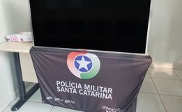 Homem é preso por furto de televisor em São Miguel do Oeste