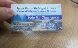 Igreja Matriz São Miguel Arcanjo promove churrasco delivery neste domingo