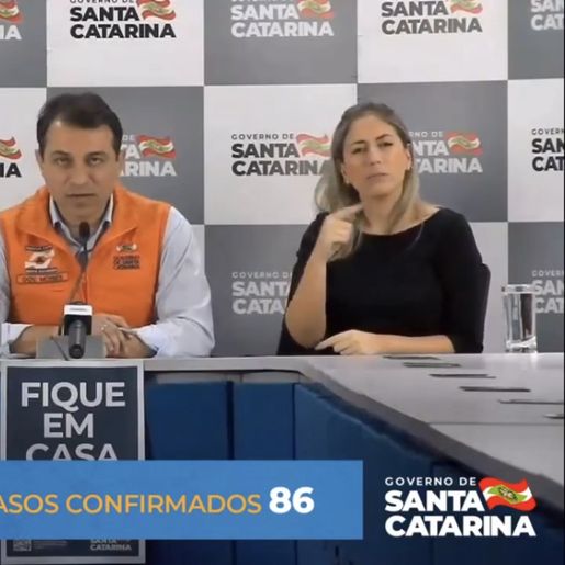 VÍDEO: Governo de SC confirma prorrogação de decreto para mais 7 dias