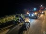 VÍDEO: queda de moto deixa homem ferido em São Miguel do Oeste