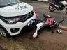 Motociclista fica ferido em colisão com carro na SC-163 em SMOeste 