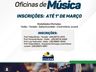 Inscrições em oficinas de música terminam sexta-feira em Iporã do Oeste