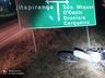 Motociclista fica ferido ao atropelar cachorro na SC-386