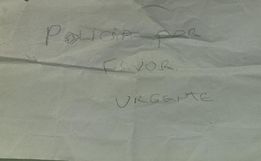 Mulher em cárcere é resgatada após entregar bilhete de socorro à criança