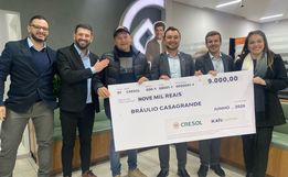 Cooperado de Saltinho é premiado com R$ 9 mil através do Seguro Prestamista da Cresol