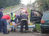 Três feridos em colisão lateral na Willy Barth em São Miguel do Oeste