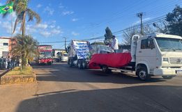 Carreata marca início da 32ª Festa do Colono e Motorista em Campo Erê