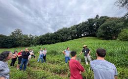 Epagri incentiva produção de leite à base do pasto em Guarujá do Sul