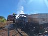 Incêndio destrói veículo no interior de São José do Cedro