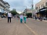 Linha do tempo sobre agricultura e indústria foi trabalhado no desfile cívico