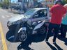 Sol atrapalha visão de motorista e causa acidente em São Miguel do Oeste 