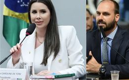 Caroline De Toni cede liderança na Câmara para salvar mandato de Eduardo Bolsonaro