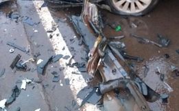Colisão frontal entre veículos deixa um morto na SC-480 em São Lourenço do Oeste