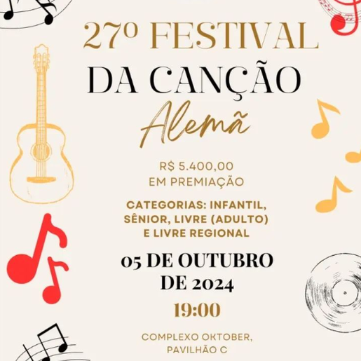 Itapiranga terá a 27ª edição do festival da canção alemã 