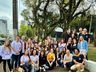 Campanha de saúde mental reúne jovens em ação do Setembro Amarelo em SMOeste 