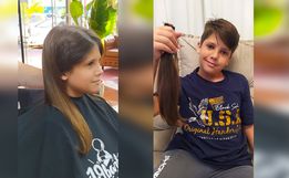 Menino de 11 anos faz doação de cabelo para hospital infantil; assista ao vídeo