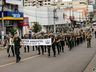 Desfile Militar tem público abaixo do esperado em São Miguel do Oeste