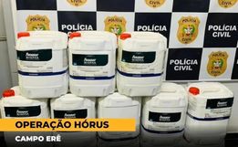 Mais de 250 litros de agrotóxicos contrabandeados são apreendidos em Campo Erê