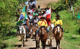 Cavalgada da Integração Sul-Brasileira passa por SMO e segue rumo à Fronteira 