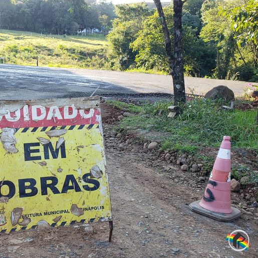 Primeira etapa do asfalto da fronteira deve ser concluída neste mês em Tunápolis