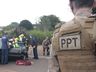 Acidente entre pai e filho deixa homem ferido e mobiliza bombeiros
