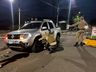 Colisão entre carro e motoneta é registrada no centro de SMOeste