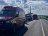Acidente entre dois caminhões deixa idoso ferido em Cunha Porã