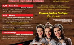 Oktoberfest terá diversas atrações neste fim de semana