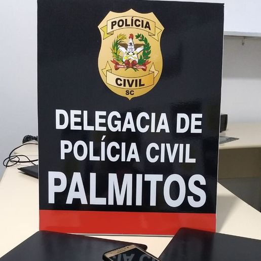 Polícia Civil de Palmitos e Caibi prende rapaz e apreende drogas em Caibi