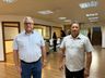 Candidatos a prefeito de Romelândia chegam para debate na Peperi