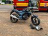 Colisão deixa motociclista ferido na Willy Barth em SMO