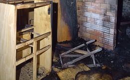 Incêndio em fábrica mobiliza socorristas de Modelo, Pinhalzinho e Saudades 