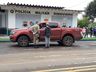 VÍDEO: Alunos do Proerd promovem visitas a instituições e conscientizam motoristas
