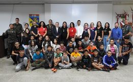 Aula inaugural abre atividades do programa Pelotão Mirim em SMO